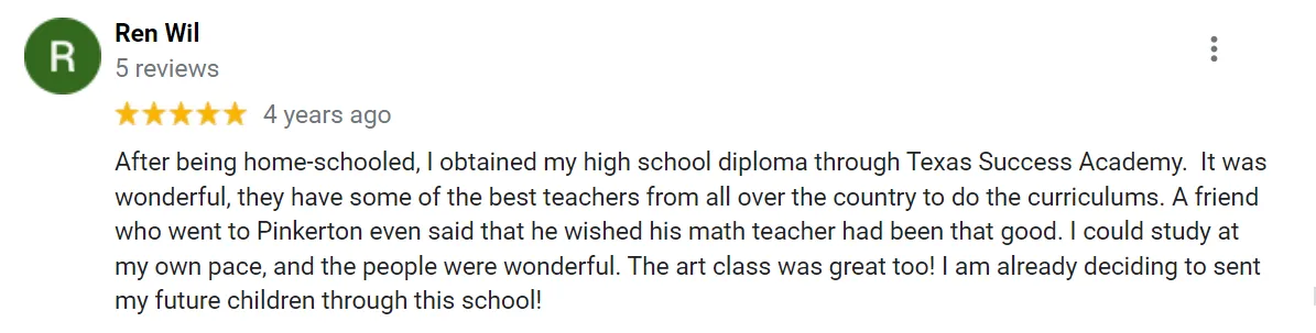 homeschool student graduated with honors