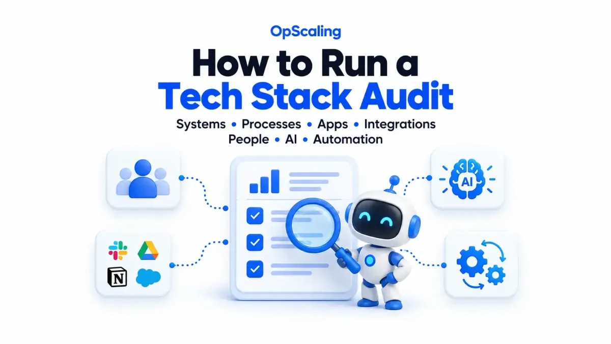 Tech Stack Audit. Systems processes