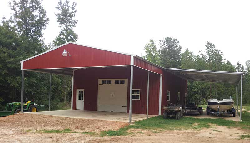 Durable pre-engineered metal building designed by Brownsville Metal Building