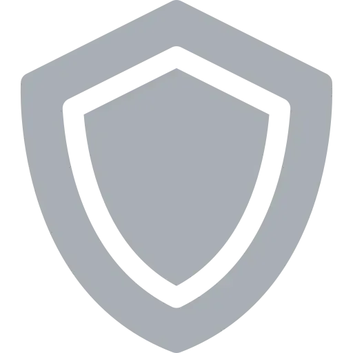 Shield icon symbolizing protection, reliability, and guaranteed service.