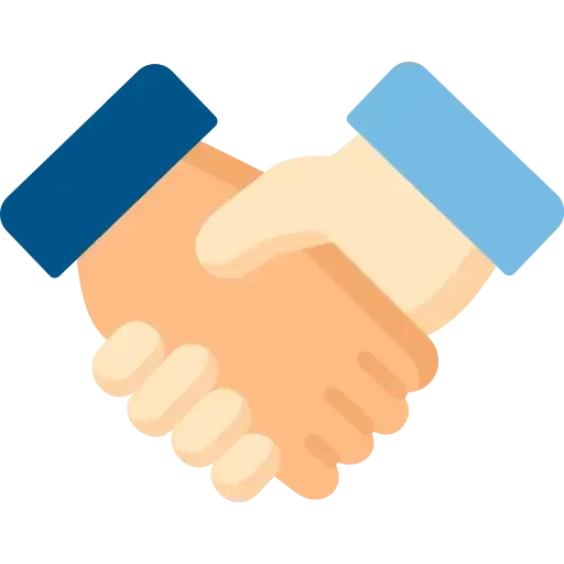 Icon representing customer-first service and trusted relationships.