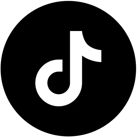 TikTok icon linking to short video updates and company highlights.