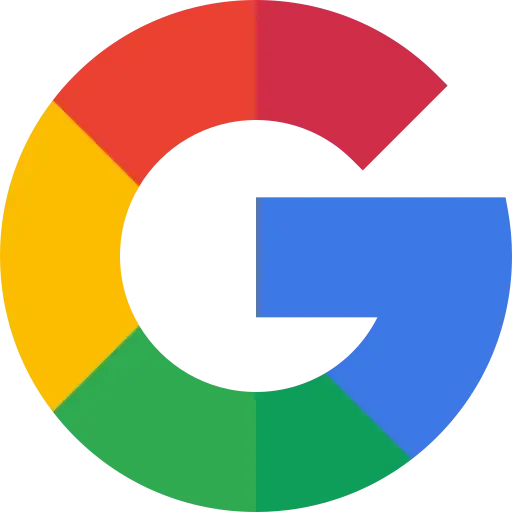 Google icon representing customer reviews and business profile access.