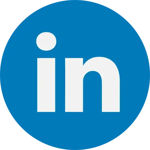 LinkedIn icon directing to the company’s professional business profile.