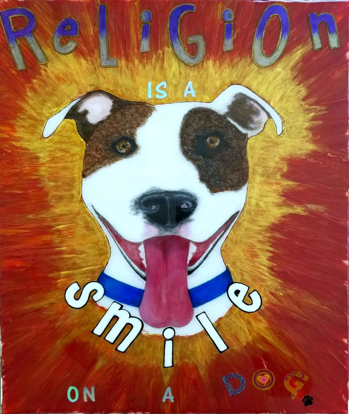Art of Maggie Rose - Painting of a Dog - Custom Pet Portraits