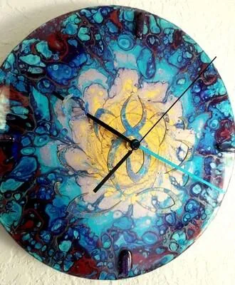 Mixed Media Art by Maggi Rose - Art Clocks