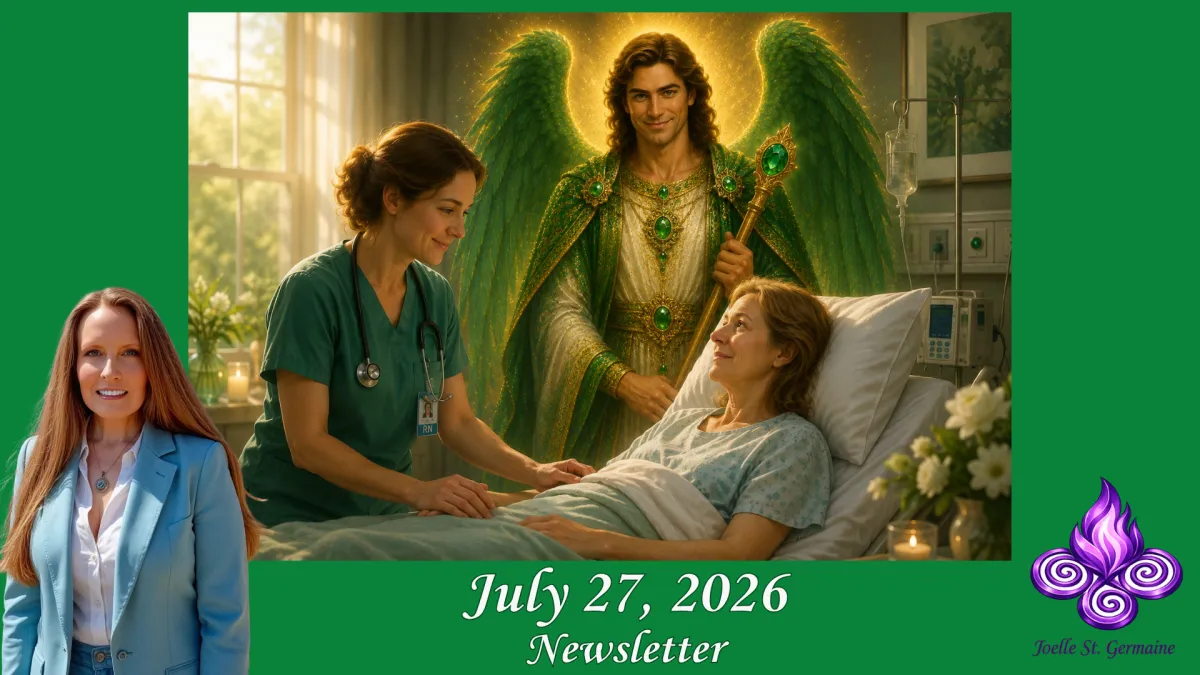 Archangel Raphael as Guardian Archangel to a Nurse