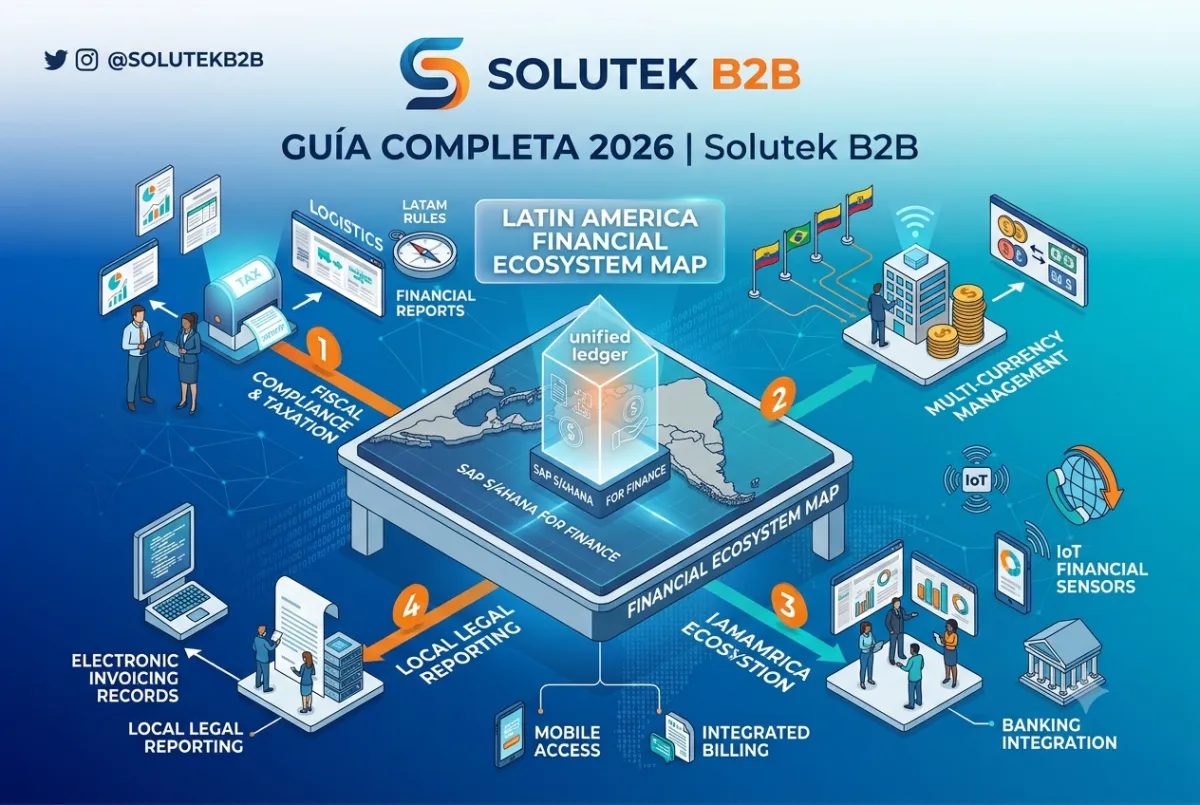 SAP ERP FI en Latinoamerica: guia completa 2026 | Solutek B2B