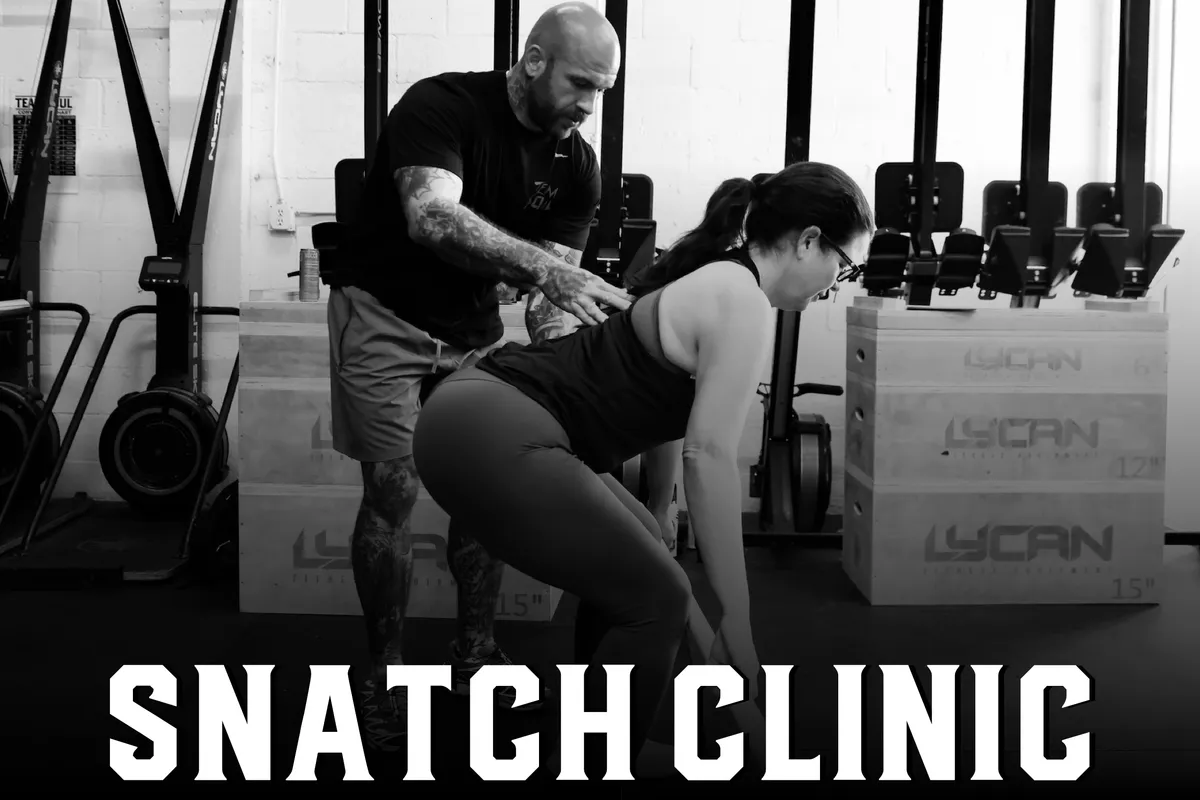 Snatch clinic at Team Soul Miami