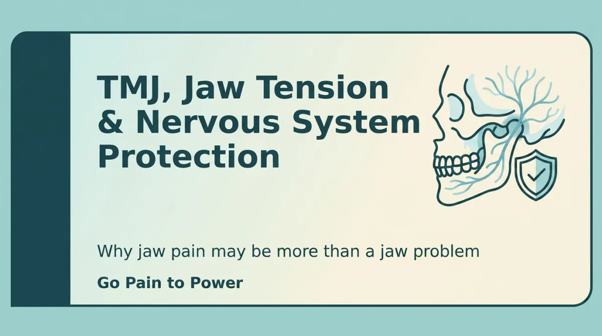 TMJ, Jaw Pain, and the Nervous System: Why Your Jaw May Be Protecting You