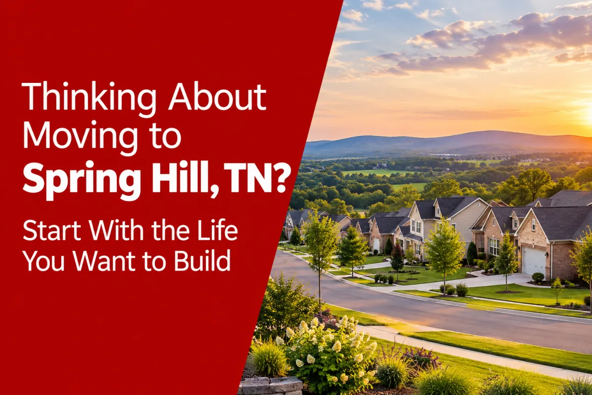 Moving to Spring Hill TN and finding the right home