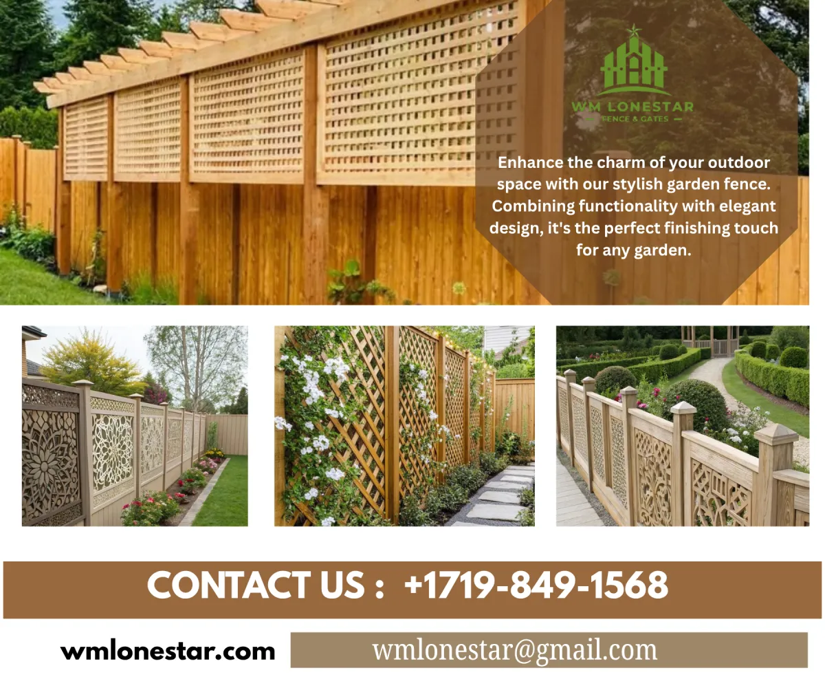 Expertly installed wooden barrier by WM Lonestar