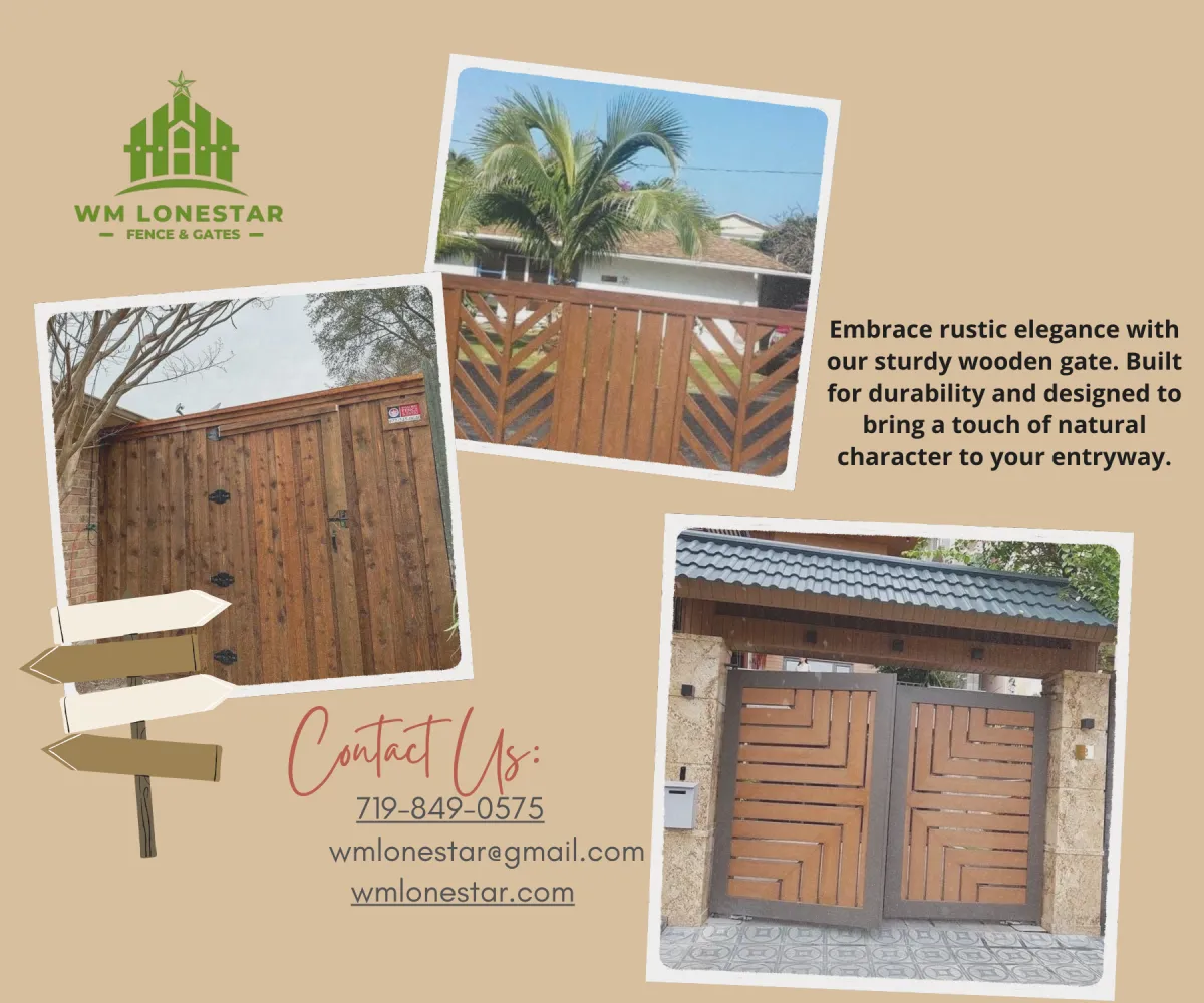 Residential home barrier, expertly maintained by WM Lonestar in Trinidad, Colorado.