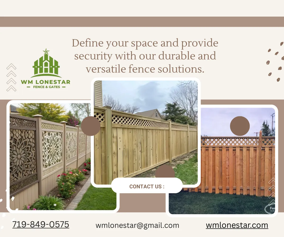 Residential home barrier, expertly maintained by WM Lonestar in Trinidad, Colorado.