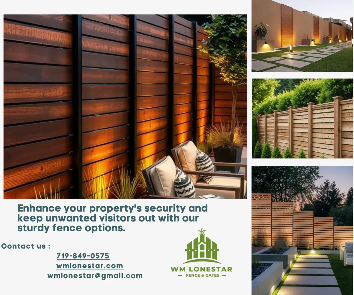 Residential home barrier, expertly maintained by WM Lonestar in Trinidad, Colorado.