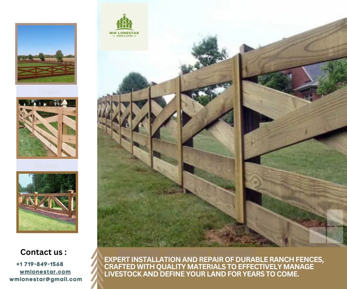 Custom wooden perimeters, demonstrating outdoor boundary solutions in Trinidad, Colorado by WM Lonestar.
