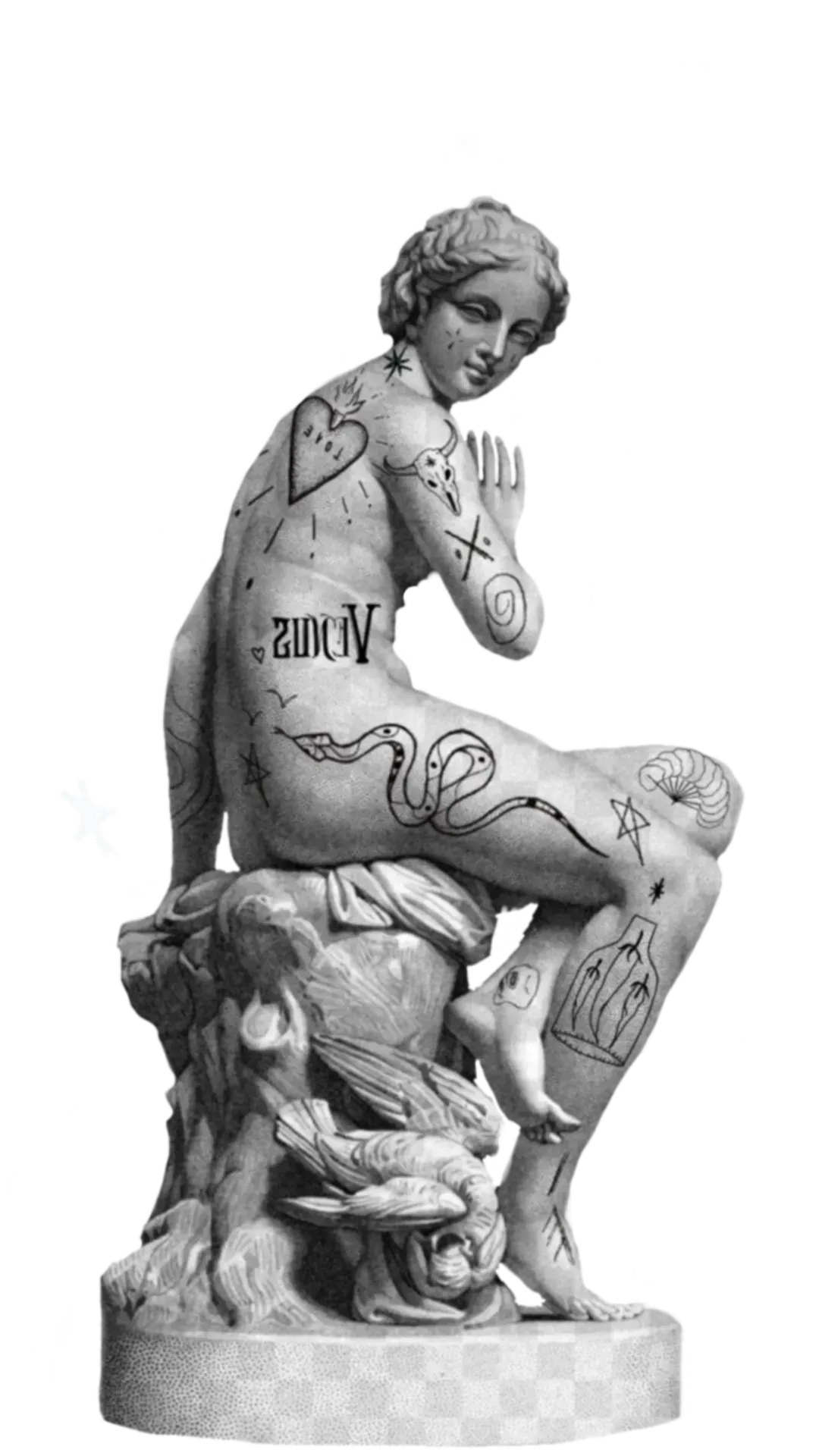 hand-poke-tattoo-statue-art-bude-cornwall