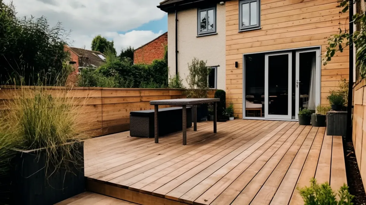 deck and porch