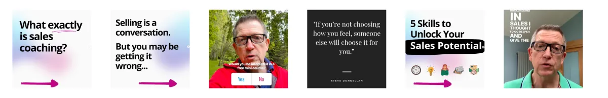 Instagram preview @steve.donnellan.sales.coach