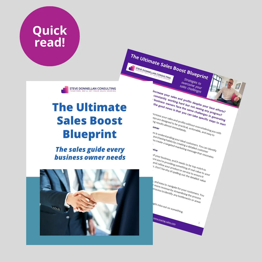 Quick read eBook The Ultimate Sales Boost Blueprint