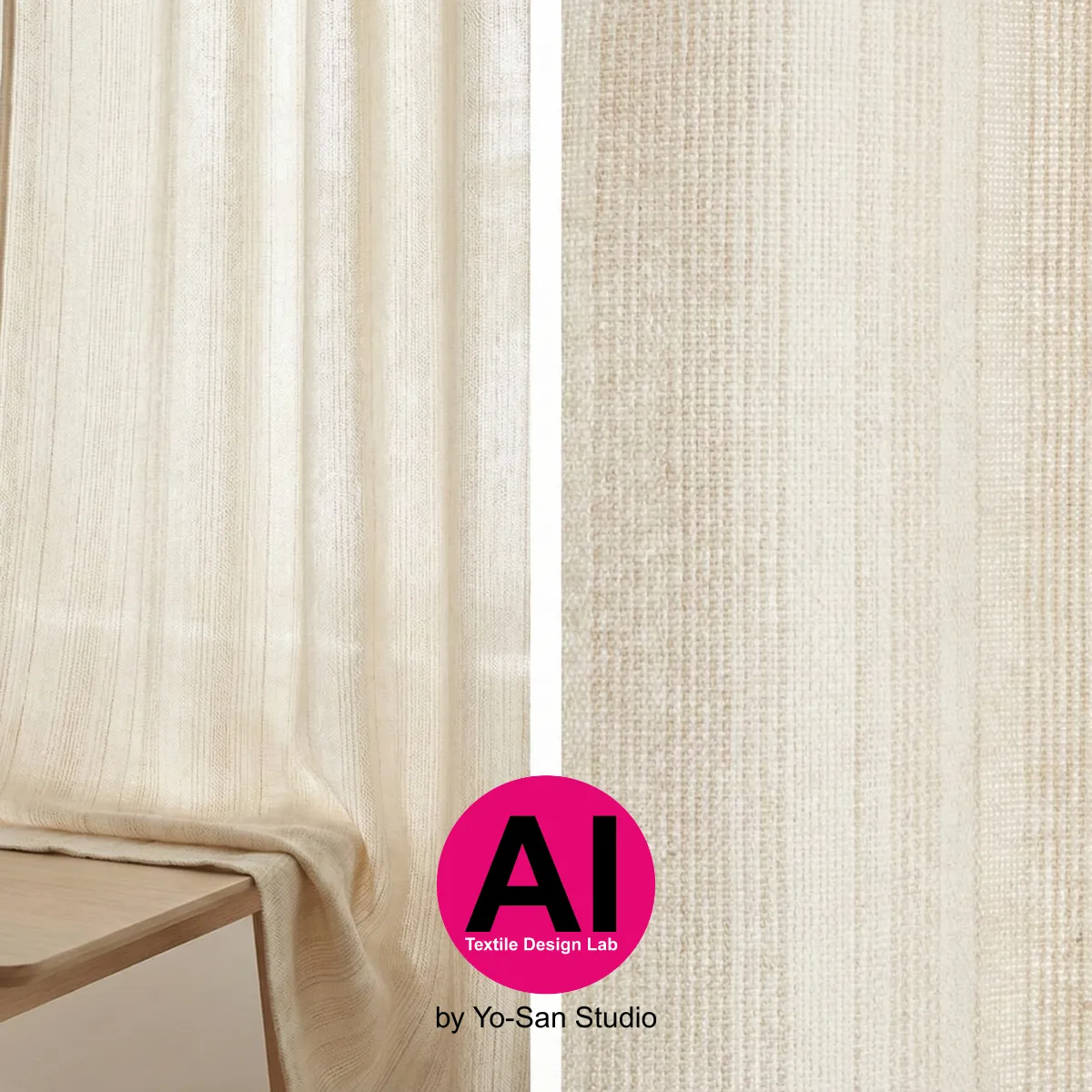 Clean Scandinavian Minimalist Textile Design in Organic Cotton | SPARC™ Framework