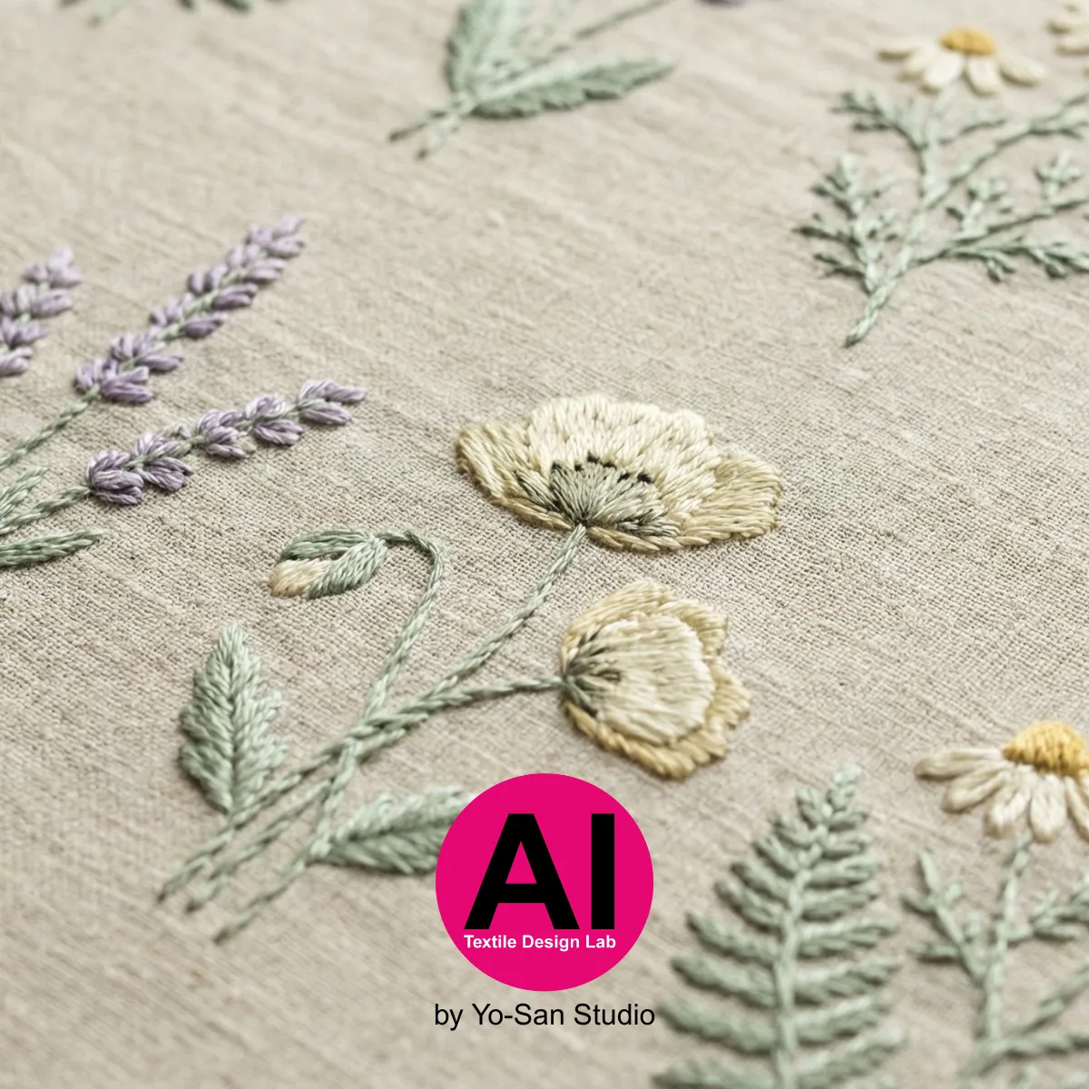 Wildflower Studies in Thread: Exploring Botanical Embroidery Through the STITCH™ Framework