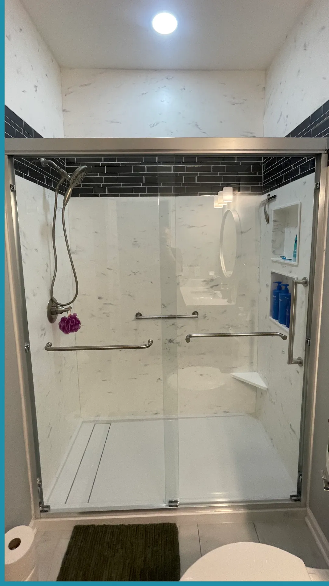 Shower bathroom remodel