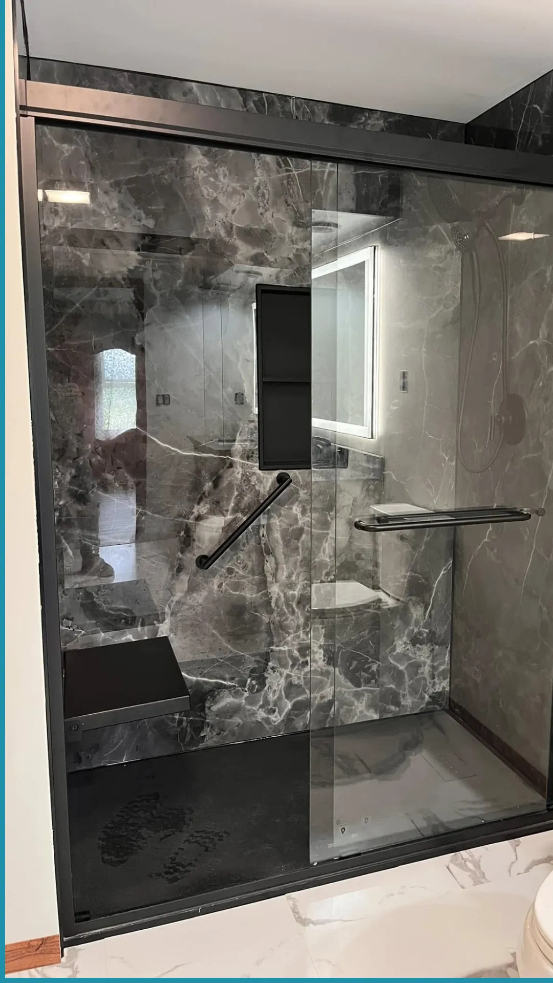 Shower bathroom remodel