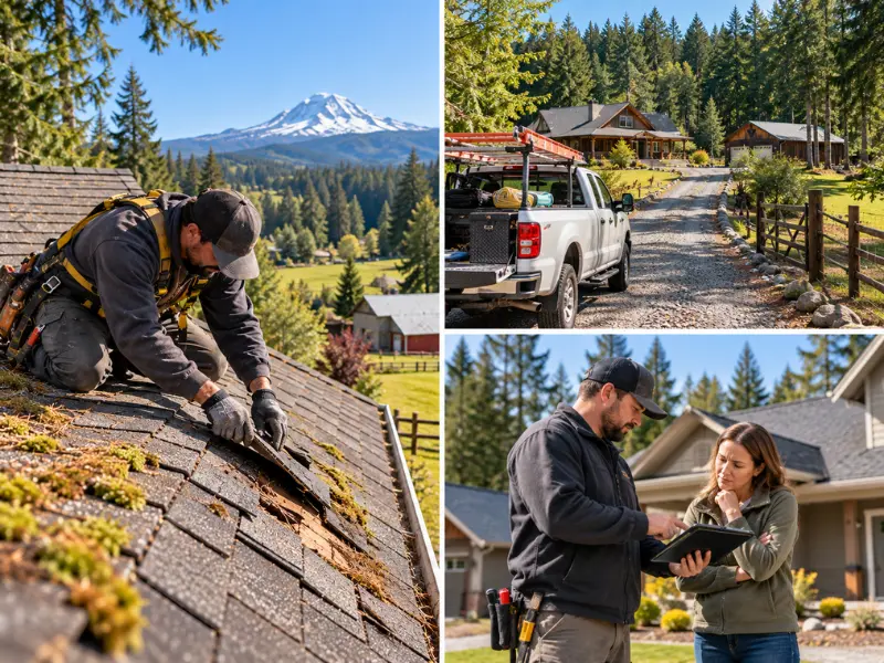 Which Roof Repair Contractors Travel to Eatonville?