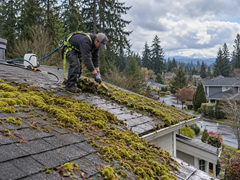 How Should Roof Cleaning Be Done In Puyallup, WA?