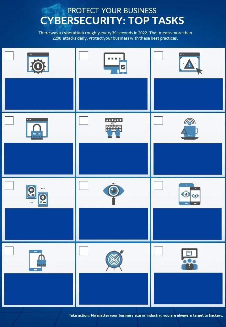 Protect Your Business - Cybersecurity Top Tasks