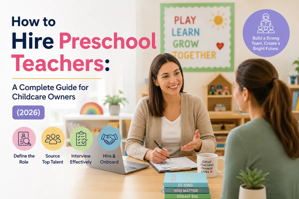How to Hire Preschool Teachers: A Complete Guide for Childcare Owners (2026)