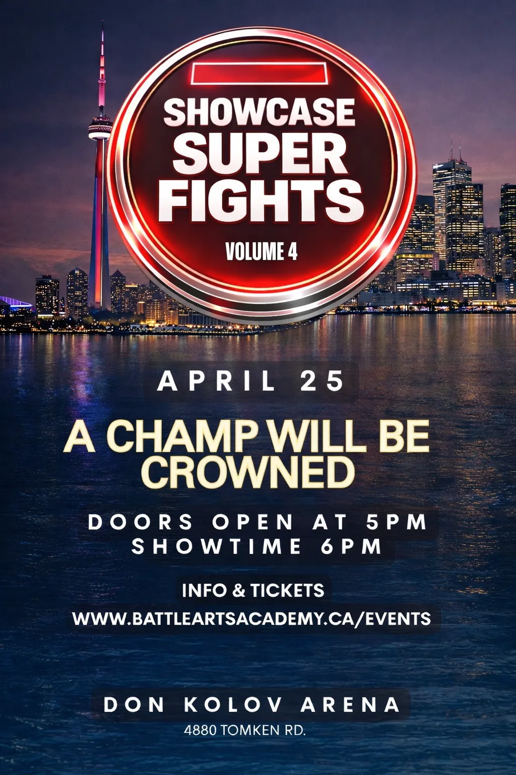 BJJ Showcase Superfights Event On April 25th.