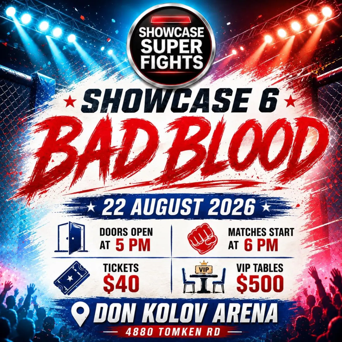 BJJ Showcase Superfights Event On April 25th.