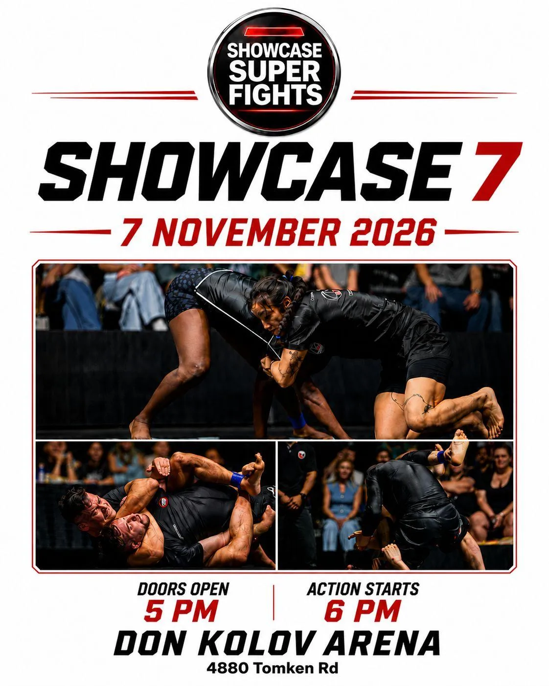BJJ Showcase Superfights Event On April 25th.
