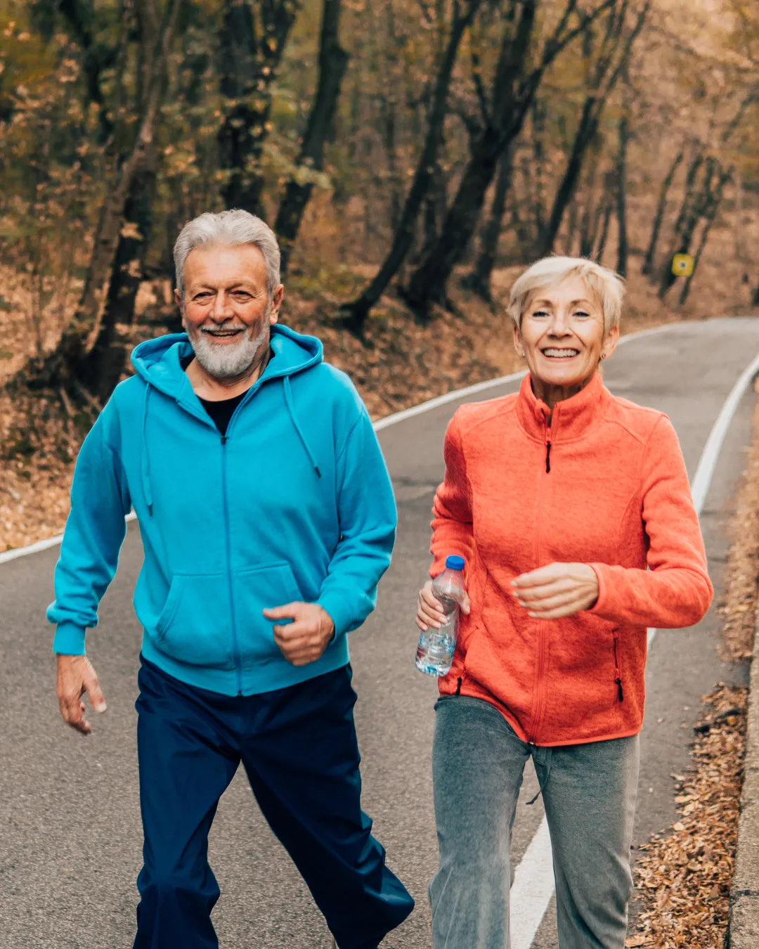 cataract patients enjoying a run together 