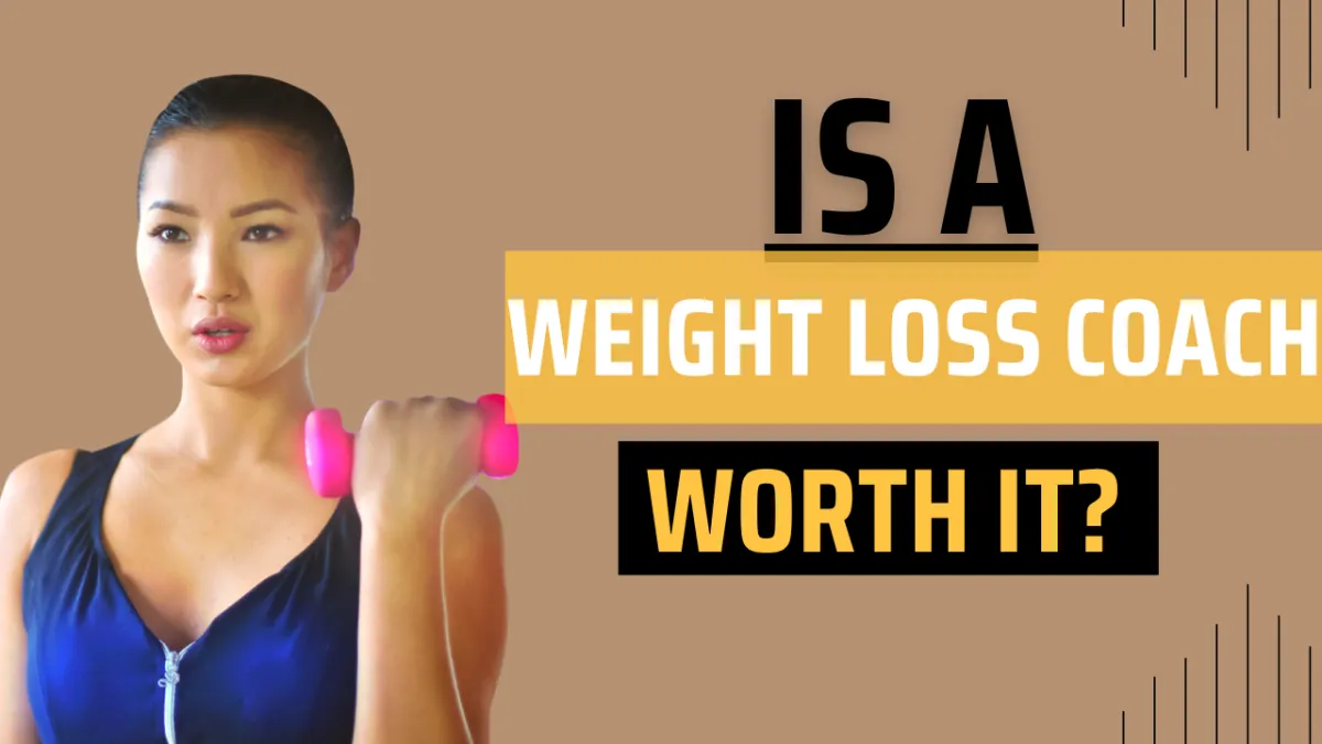 is a weight loss expert/coach is worth it? A women doing dumble exercise and thinking that is a weight loss coach is worth it or not