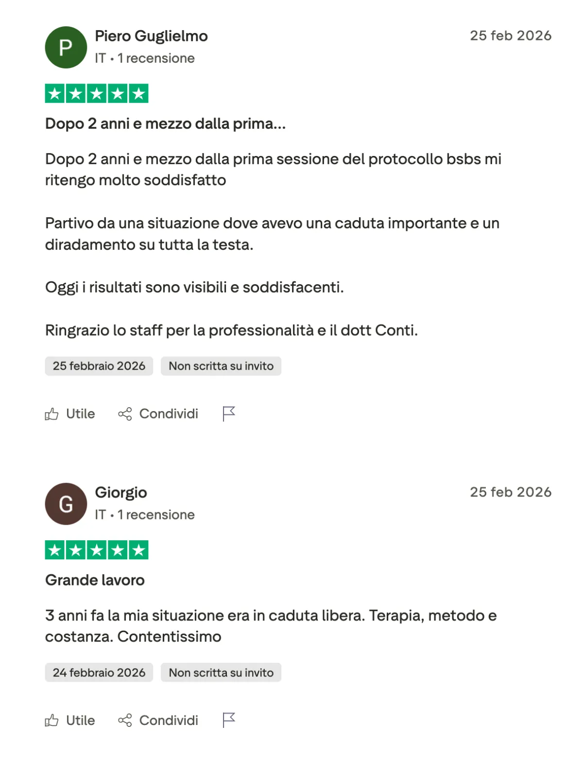Hairclinic recensioni positive negative