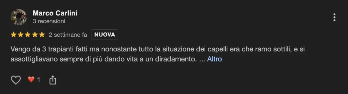 Hairclinic recensioni positive negative