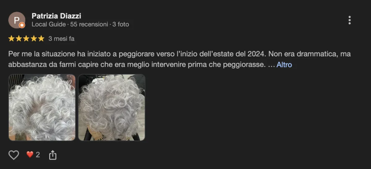 Hairclinic recensioni positive negative