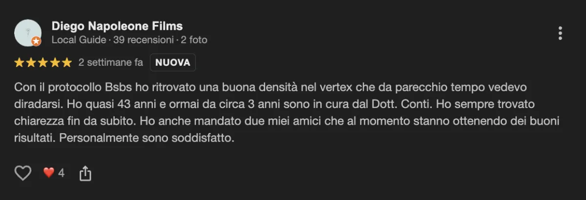 Hairclinic recensioni positive negative