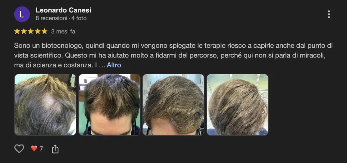 Hairclinic recensioni positive negative