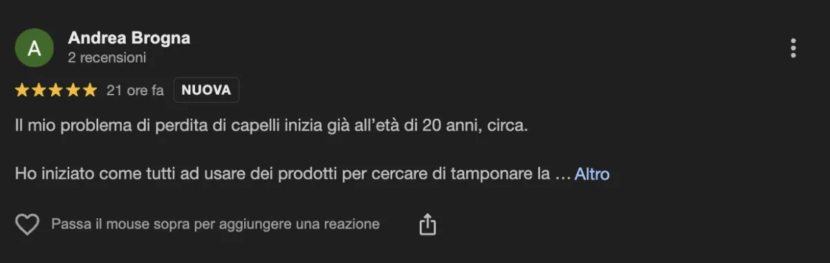 Hairclinic recensioni positive negative