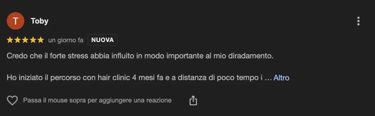 Hairclinic recensioni positive negative