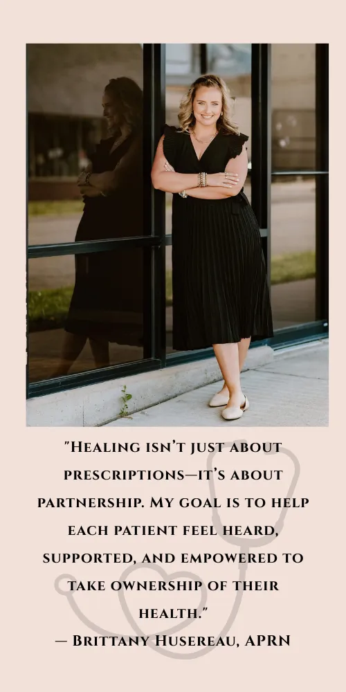 Brittany Husereau, functional medicine provider and founder of Embody Wellness in Salina, KS