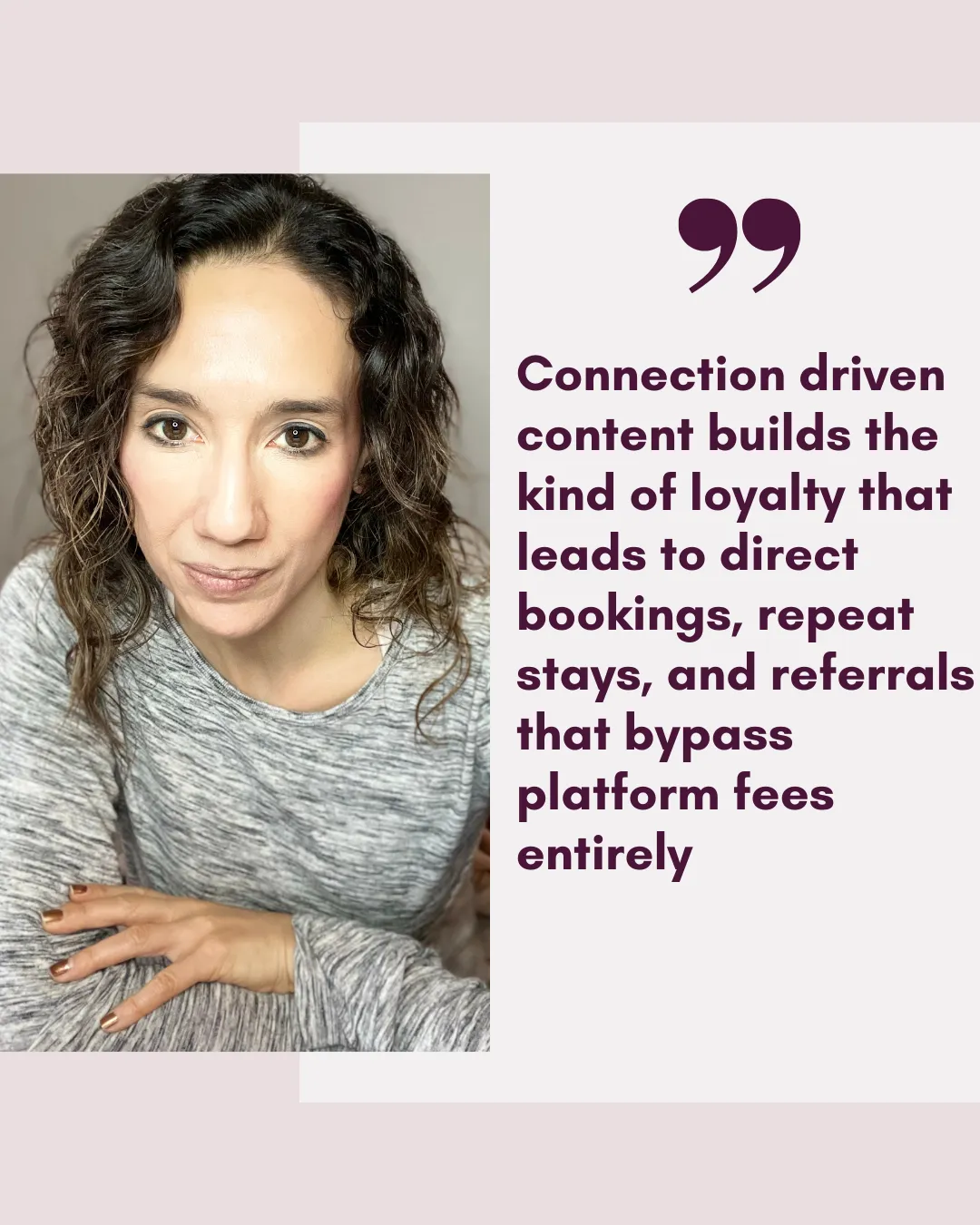 Deirdre Dobos, who praises Kim Roth for all of her tech help.