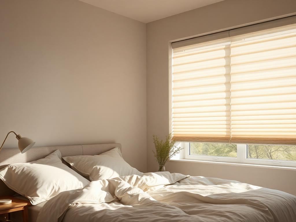 Installer consulting a homeowner beside a large window with sample swatches, emphasizing local service and trust.