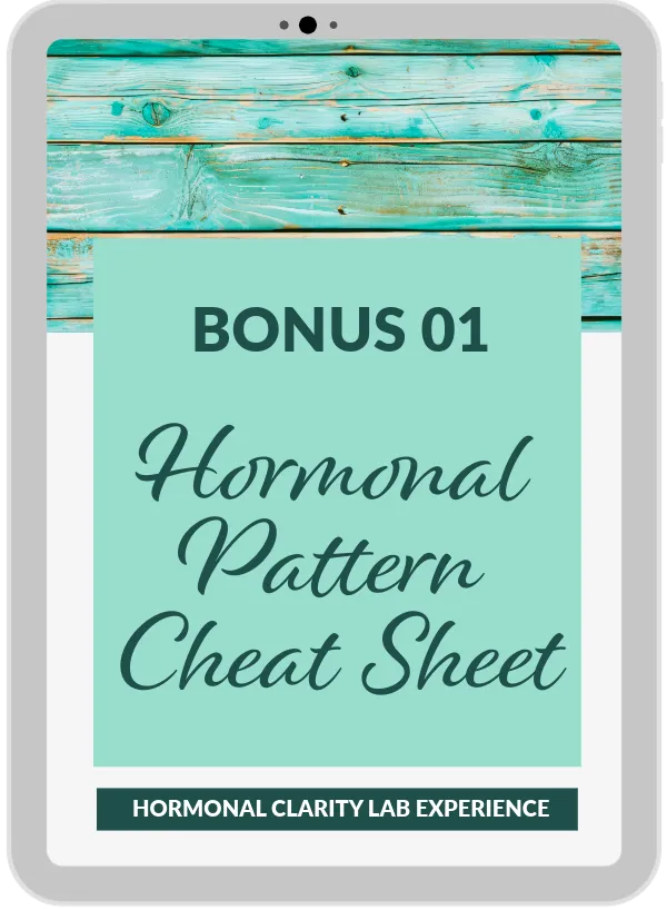 Hormonal Patterning Cheat Sheet