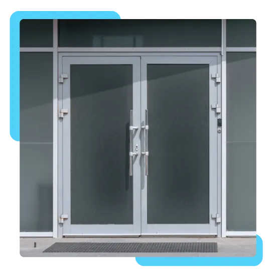 Commercial door installation in Palmdale for safer business access
