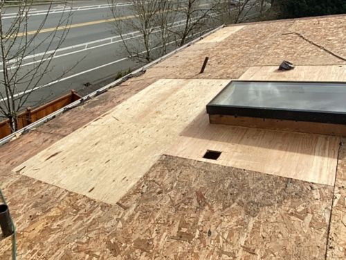 Plywood and roof-deck replacement Everett, WA